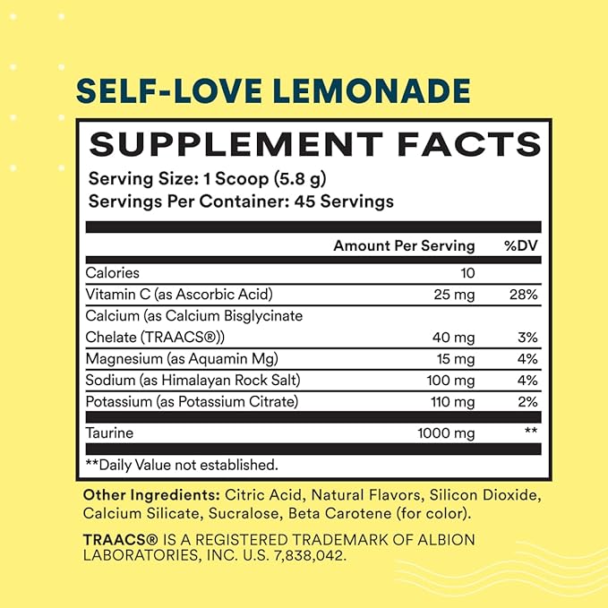 Cira Hydration Electrolyte Powder for Women (45 Servings) x Alicia McCarvell's Electrolyte Drink Mix with Himalayan Salt for Dehydration Relief - Self Love Lemonade