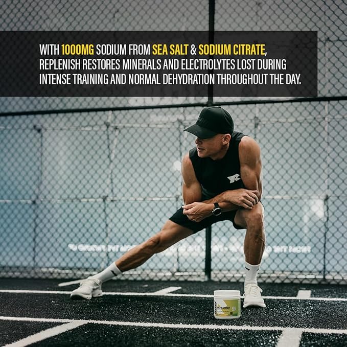 RAW Replenish Box, Premium Electrolytes Powder Recovery Formula, Chocolate (20 Sticks) - Flavored Electrolyte Drink Mix Supplement for Hydration, Replenishment, Endurance & Performance