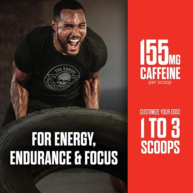 JNX SPORTS The Curse! Pre Workout Powder - Sour Candy 50 Servings | Preworkout: Boost Strength, Energy + Focus for Men & Women | Caffeine, Beta-Alanine, Creatine & L-Citrulline