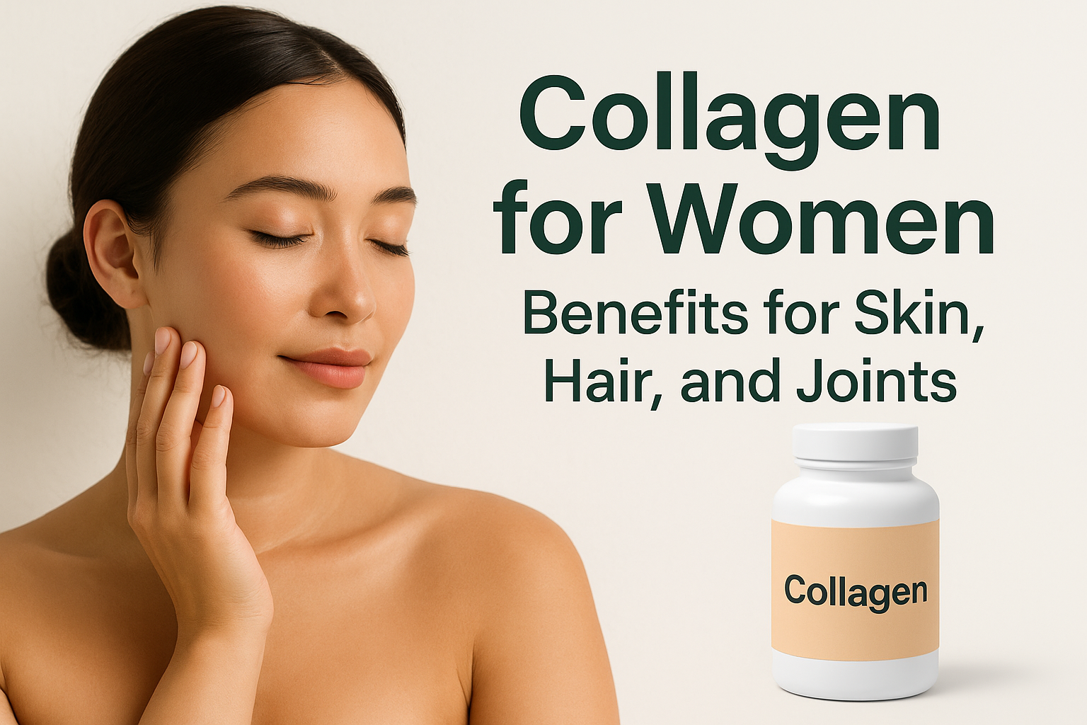 🌸 Collagen for Women: Benefits for Skin, Hair, and Joints