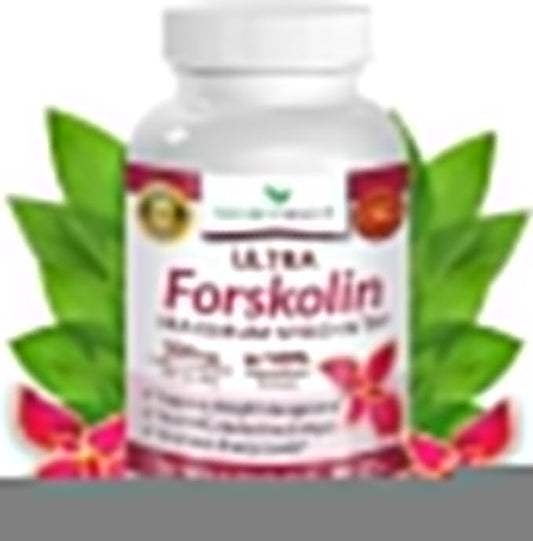100% Ultra Pure Forskolin for Weight Management Maximum Strength | Coleus Forskohlii Root Extract Powder, 40% Standardized Lean Supplement for Men & Women, Premium Extreme Boost Complex - 60 Capsules