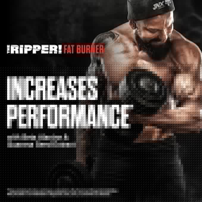 JNX SPORTS The Ripper! Shredding Thermogenic Fat Burner - Fruit Punch 30 Servings | Advanced Fast Acting Thermogenic Pre-Workout, Appetite Suppressant for Men & Women