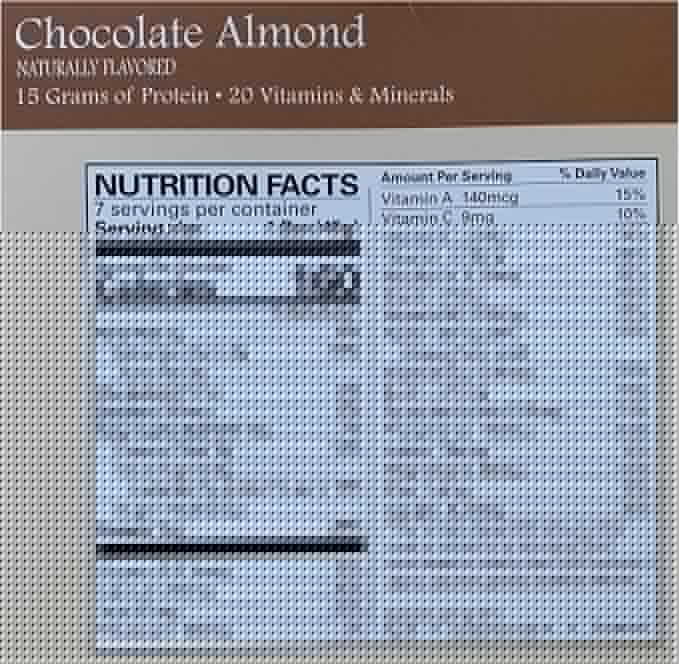 Chocolate Almond Bar - New Journey Weight Loss & Wellness - High Protein Meal Replacement Nutrition Bar (7 bars/box)